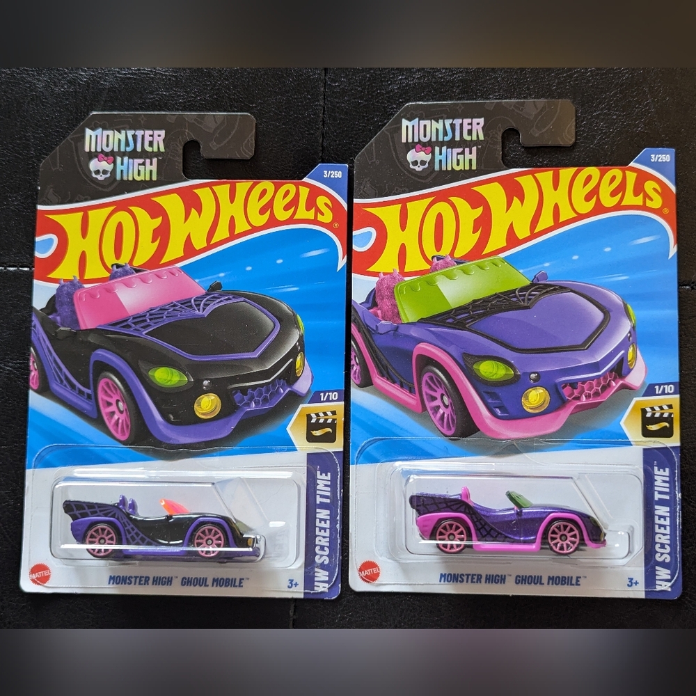 (2 For $10) Monster High Ghoul Mobile Hot Wheels